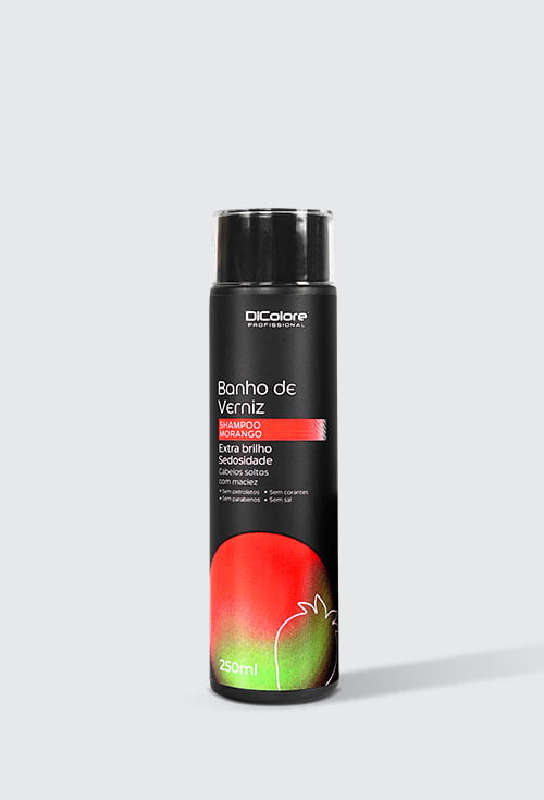 Banho de Verniz Shampoo Morango